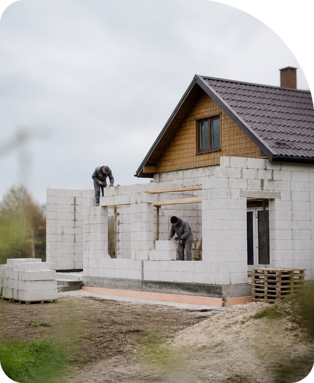 Пристройка из пеноблоков в Щербинке под ключ от 35637 р. | РадиДОМА-Щрб